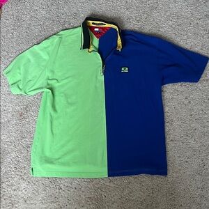 Tommy Hilfiger vintage Colorblock Polo Shirt 100% cotton